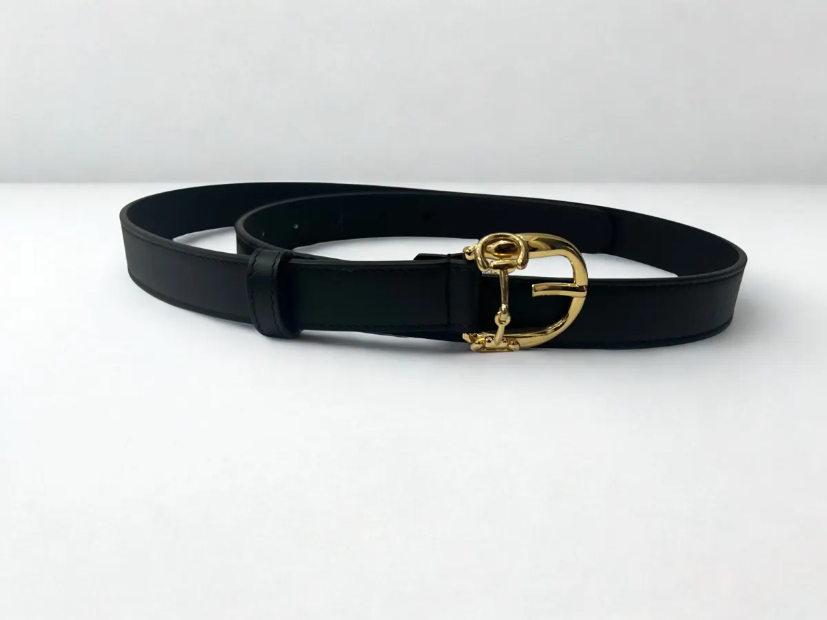 Gucci Ceinture GG Noire